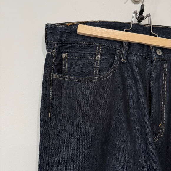 Levi's Men's 559 Deep Indigo Relaxed Straight Fit Jeans W38 - Picture 4 of 17